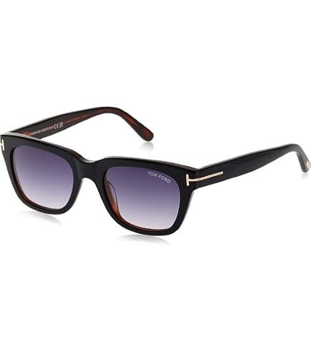Amazon.com: Tom Ford SNOWDON FT0237 05B Black/Other Sunglasses